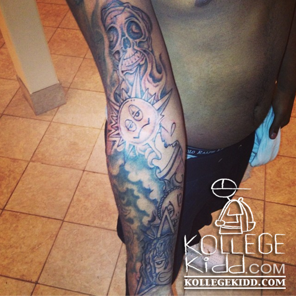 Capo Gets Glo Gang Tattoo On Arm – Welcome To KollegeKidd.com