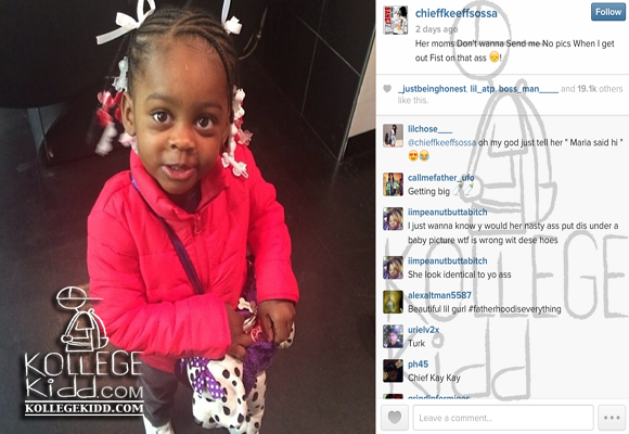 Chief Keef Threatens To Lay Hands On Daughter Kay Kay’s Mother After